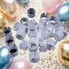 Pack of 50/100 Plastic Balloon Rings, Clips, Snap Rings for Balloon Decorations At Weddings and Birthdays