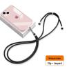 6mm Wearable Phone Lanyard: Crossbody Neck Strap with Clip, Sticker Pad, and Braided Hanging Rope.