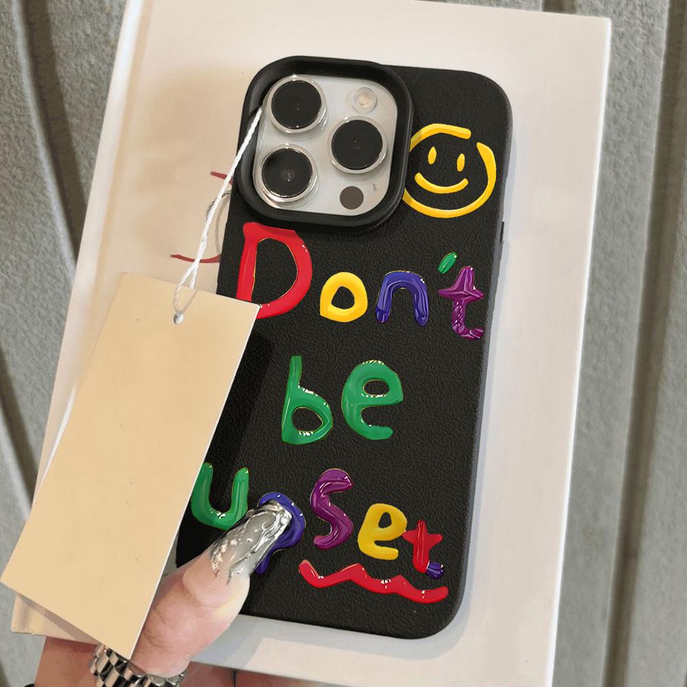 

Чехол для телефона iPhone 11 13, чехол для iPhone 12 14 15 16 Pro Max 12 Pro 15 Plus, кожаный, окрашенный, водонепроницаемый, устойчивый к падениям и износу, мультяшный iPhone 11 чёрный