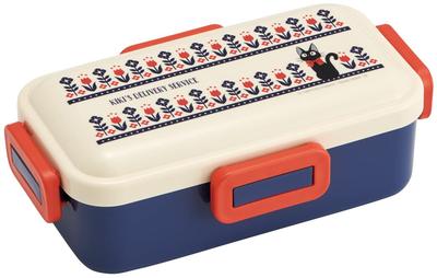 Bento Single Made In with a Lock for Dishwasher and Microwave Ghibli Delivery Service Modern Box, 530ml, Tier, Japan, 4-Point Leak-Resistant