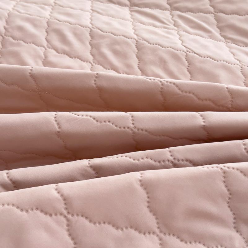 Multi-specification Rhombus Grid Bed Sheet Skin Friendly Brushed Cotton Clip Waterproof Bedsheet Sweat Absorbing and Breathable Mattress Cover