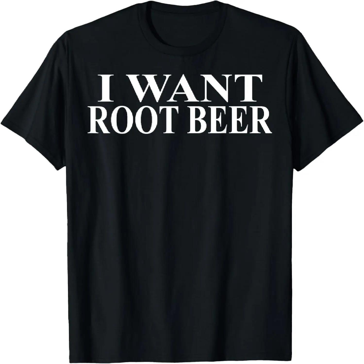

Одежда с тематикой Root Beer _ Новинка Смешной дизайн для любителей пива Футболка S чёрный