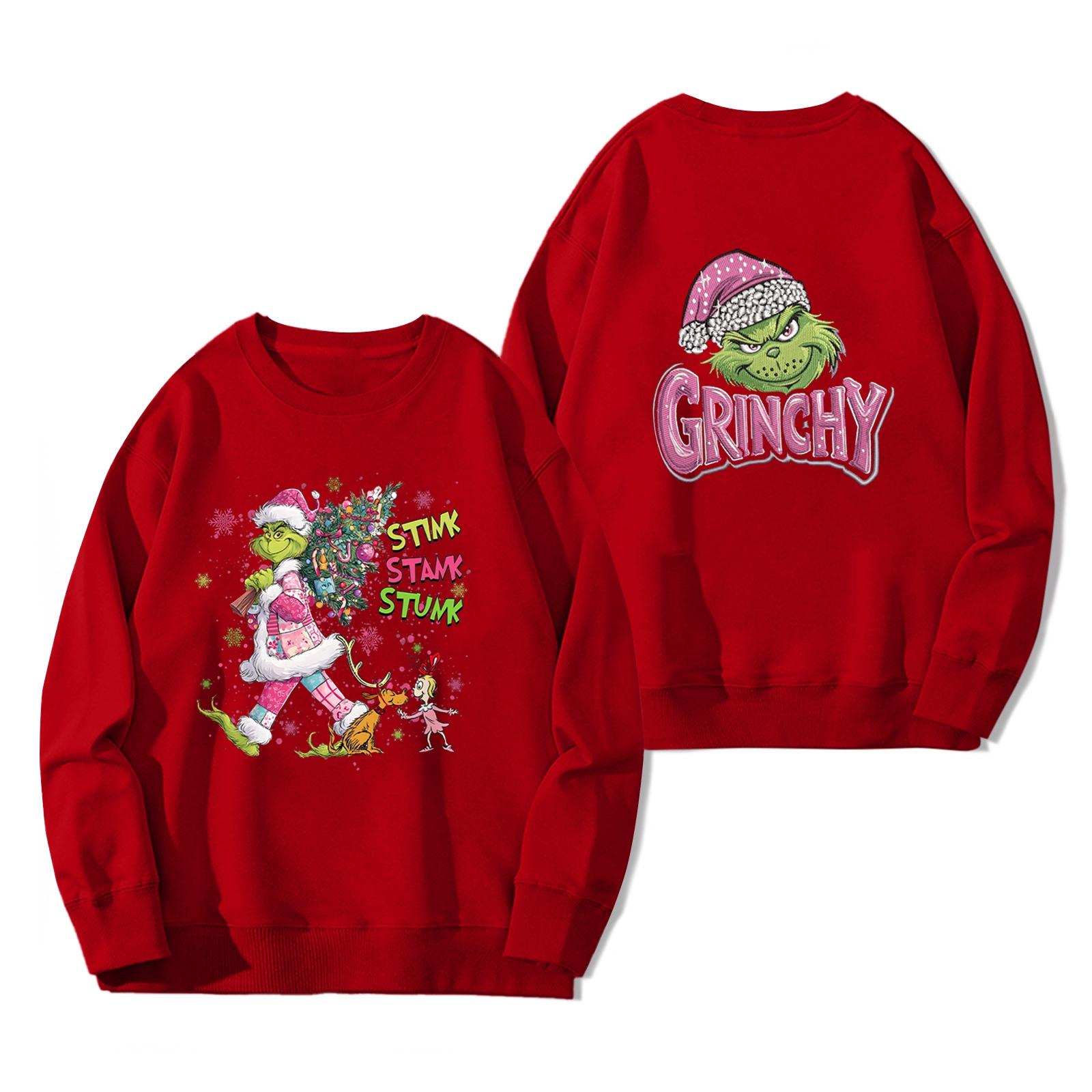 

Women s Fashionable Casual Long Sleeve Printed Pullover Sweatshirt S