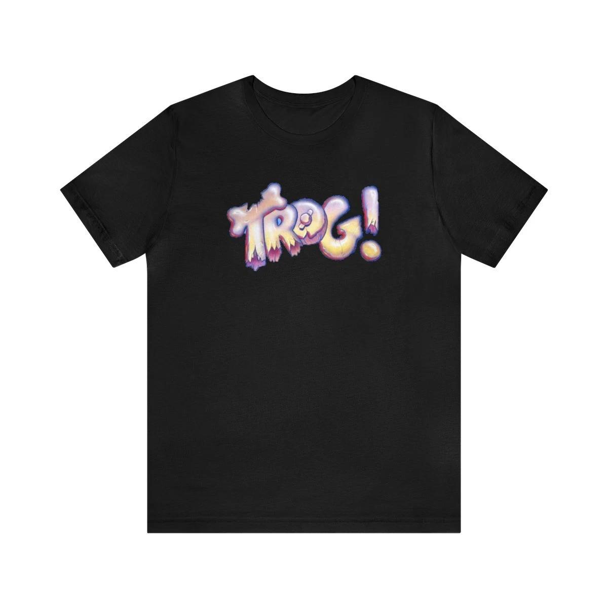

Trog NES Logo Pixel Art Retro Style Unisex Short Sleeve Tee 100% Cotton T-shirt Mens Tees Top 4XL
