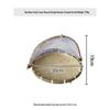 Bamboo Weaving Steamed Bun Drying Basket with Mosquito-Proof Cover