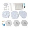Round Backdrop Stand Stable Plastic Circle Flower Arch Frame Wedding Props Decoration for Outdoor
