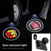 HFYJW1 LED car door greeting light - automotive accessory entrance greeting light for abarth 695 595 500 competizione 124 Spider PUNTO
