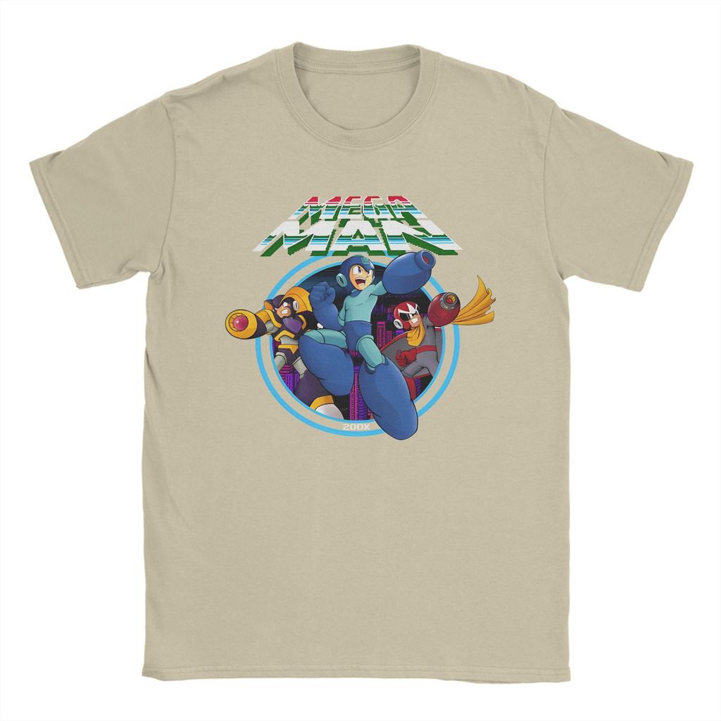 Pánské Dámské Megaman X Vintage Mega Herní Tričko 100% Bavlna Oblečení Cool Krátký Rukáv Kulatý Výstřih Tričko Pánská Dámská Trička