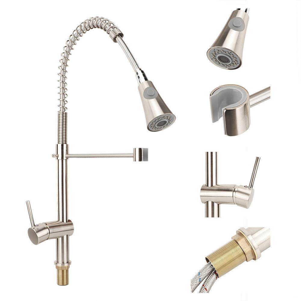 Frühling Einhebel Ausziehbar Küchenspüle Wasserhahn (G1/2" Standard)