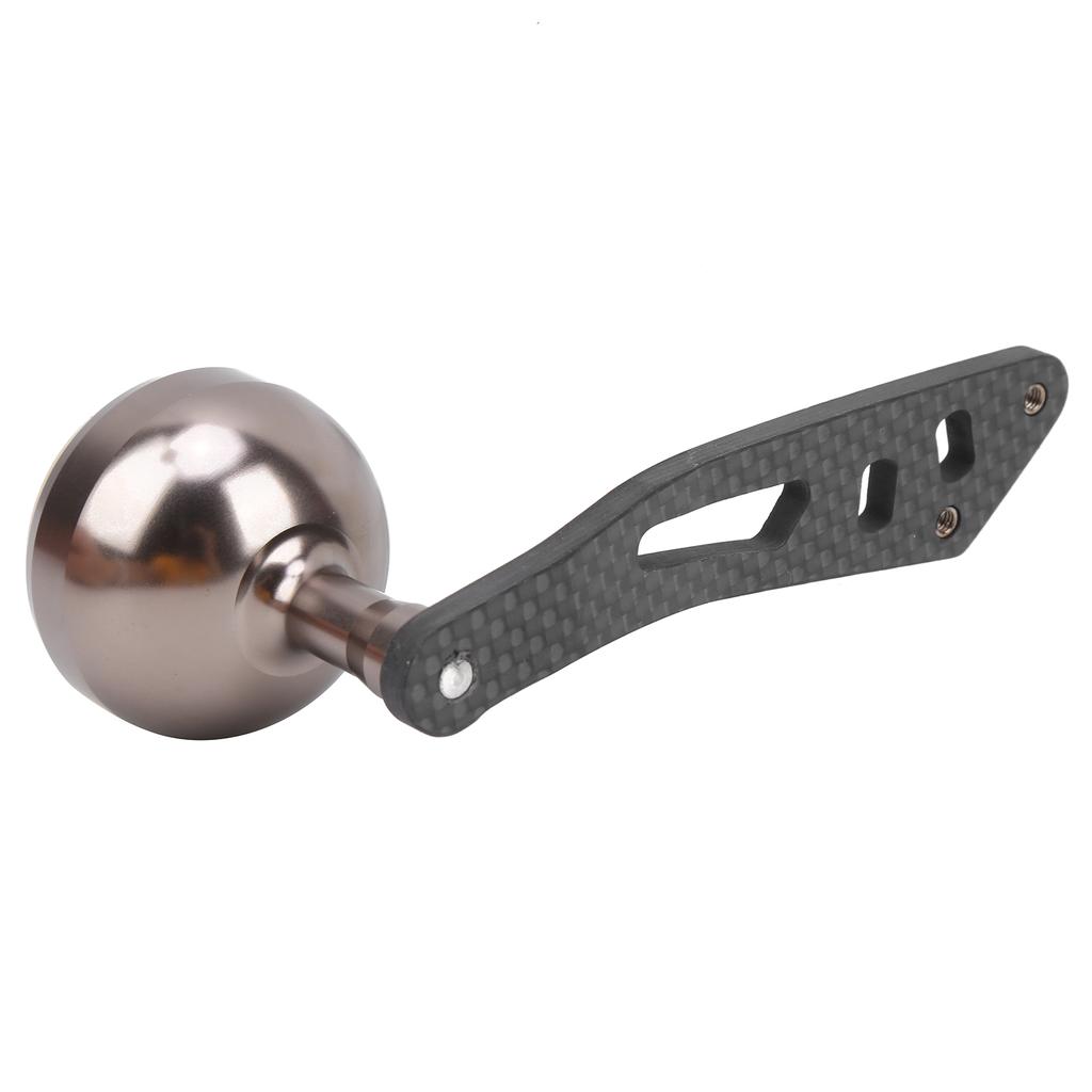 Lotos Hole Carbon Single Rocker Arm Handle Lowprofile Reel Drum Reel Conversion Accessory(Cafe or )