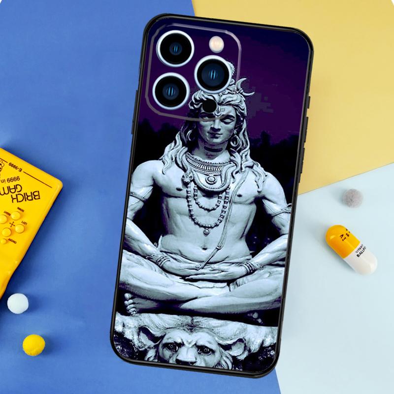Lord Shiva Hindu God Buddha India Phone Case For iPhone 17 16 15 14 13 11 12 Pro Max Mini 15 16 Plus 16e 17 Air Bumper Cover