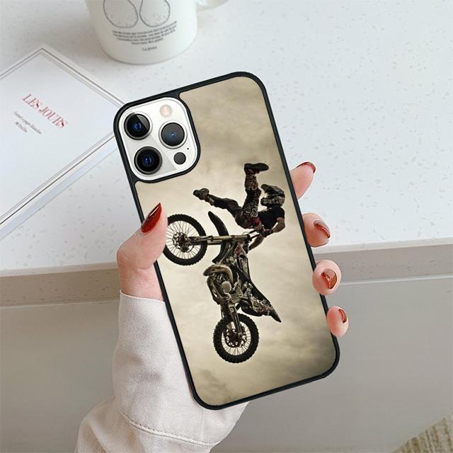 Freestyle Motocross Sport Phone Case For iPhone 17 Air 14 15 16 13 12 Cover For Apple Pro Max 6S Plus Coque