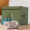 Foldable Pet Cooling House Oxford Cloth Cooling Cat House Cat Air Conditioning House  Summer