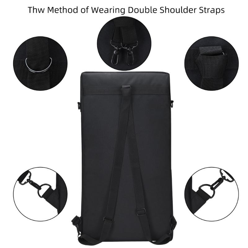 Polyester Carrying Case Adjustable Backpack Storage Bag Fitting for DDJ-FLX6/SX/SX2 Protecting Your Equipment