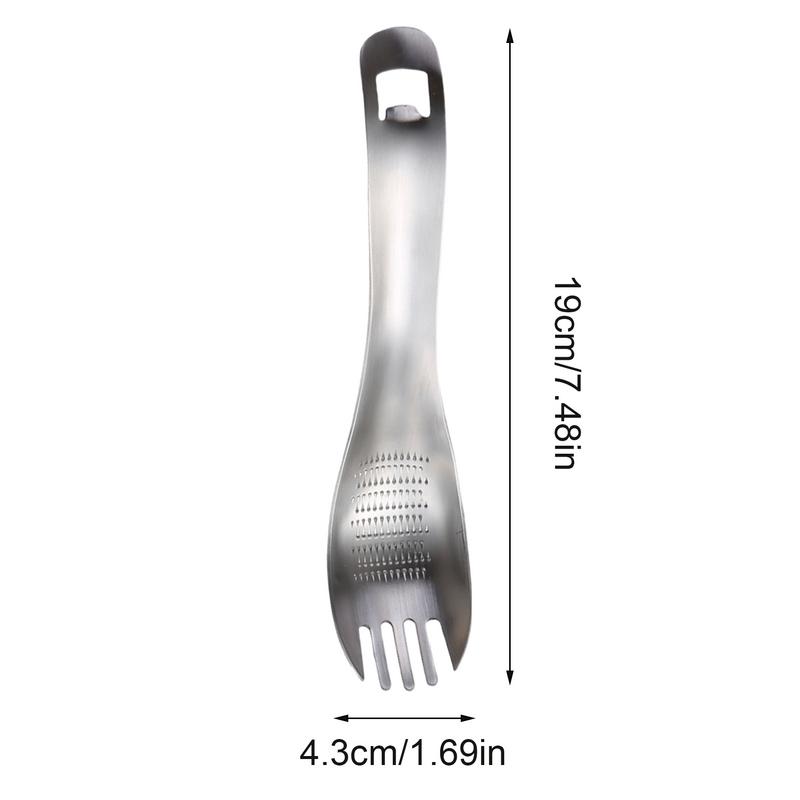 Ginger Grater Tool Metal Garlic Press Grinding Spoon Cooking Gadgets Ginger Grater Pasta Server Spoon Egg Separator For Home