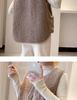 Women's 2024 Autumn/Winter Lambswool Plush Vest - Korean Style Versatile Outerwear Gilet.