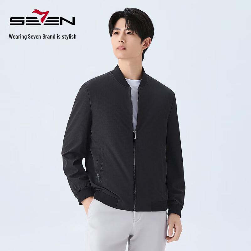 Seven Brand Men s Geometric Print Baseball Jacket S