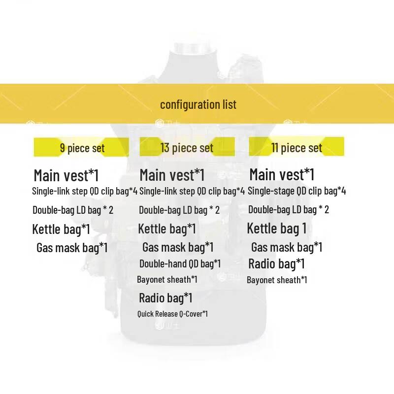 Guardian taktisches Schnellverschluss-Westen-Set