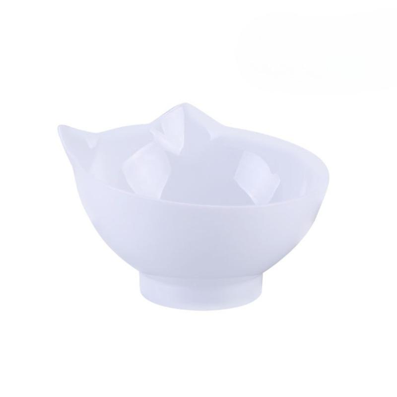 Three Pet Bowls: A High-legged Bowl for Protecting The Cervical Vertebrae of Cats and Dogs, A Tilted Anti-tipping Pet Food Bowl