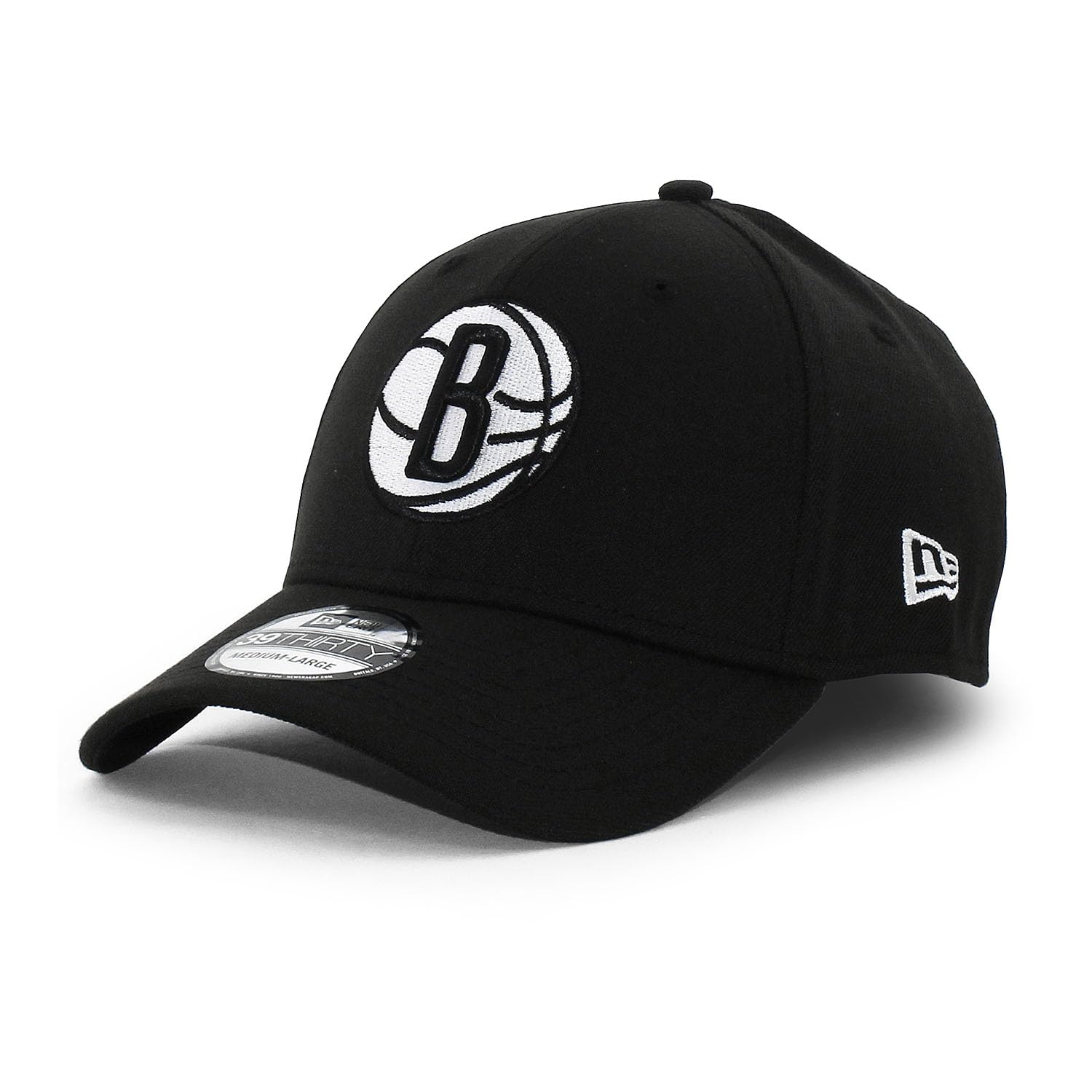 

[New Era] Кепка 39THIRTY Brooklyn Nets NBA TEAM CLASSIC FLEX FIT CAP BROOKLYN NETS Эластичная посадка STRETCH FIT Шляпа 3930 Черный Размер ML [Б/у]