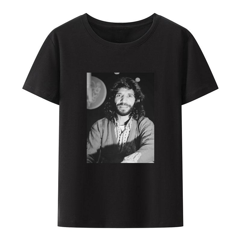 Camiseta Clásica Estampada Camarón De La Isla Retro Hombre Mujer Manga Corta Suelta Transpirable Camisetas Estilo Humor Moda Casual Tops