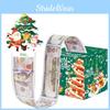 Christmas Festive Green Paper Money Box Holiday Illustration Party Gift Decora