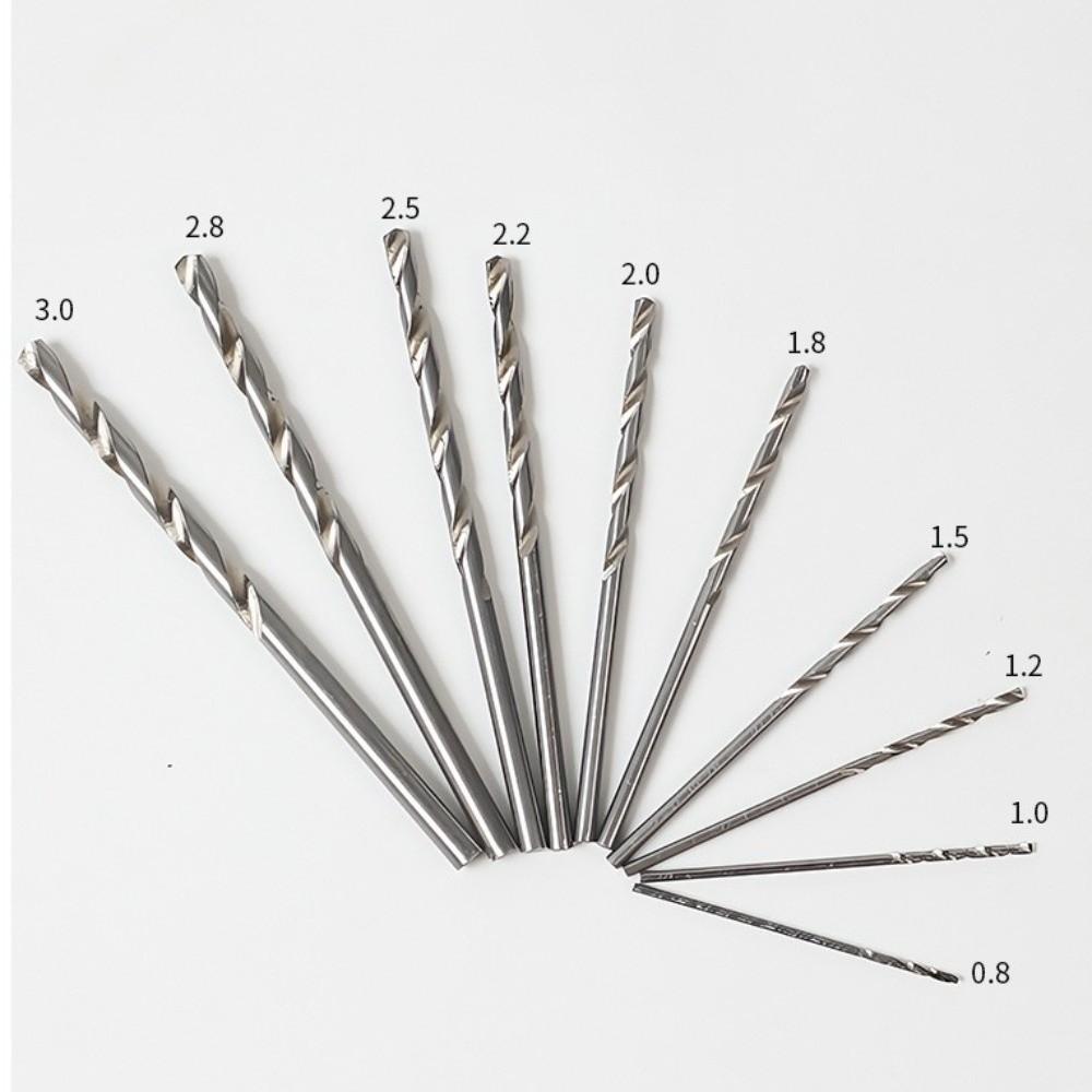 11Pcs Set Manual Twist Drill Precision Rotary Micro Drill Bits DIY Crafts