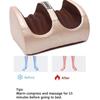 220V Electric Heating Foot Body Massager Relaxation Kneading Roller Vibrator Machine Reflexology Calf Leg Pain Relief Relax