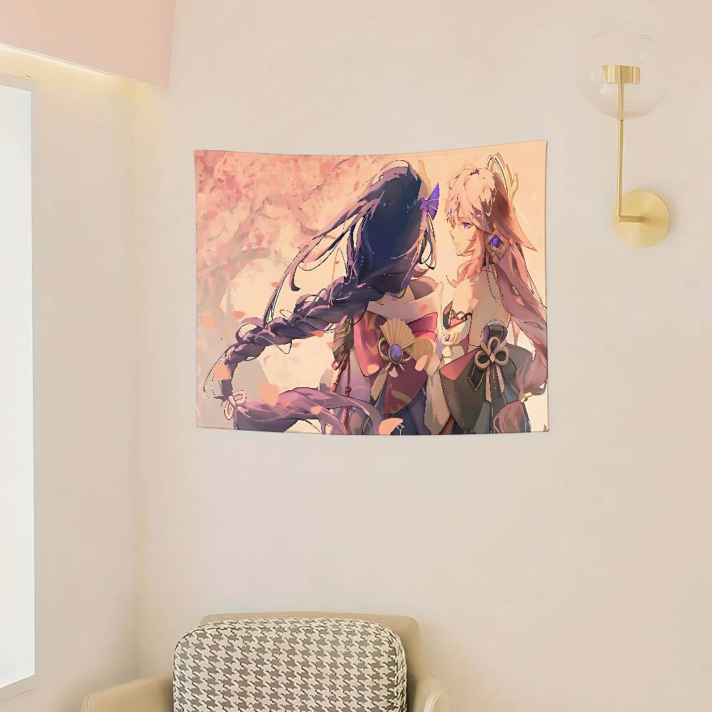 Anime Girl Flag Banners Garage Car Tapestry Flag Garage Outdoor Decor Bedroom