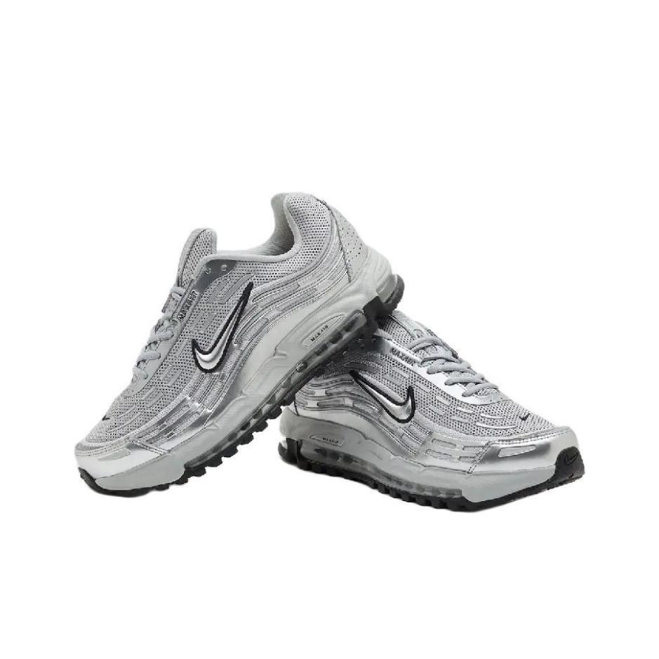 Nike Air Max TL 2.5 Argento Metallizzato Scarpe da Ginnastica da Uomo Grigio Argento Piatto Nero HM8818-001