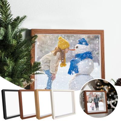 Cadre photo 3D à remplir, cadre photo, tirelire, personnalisé, cadre profond, cadre 3D pour mariage, baptême, anniversaire, cadeau d'argent de mariage