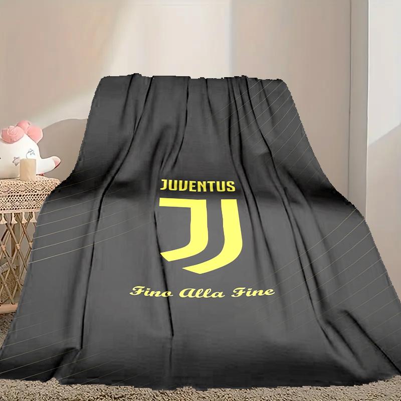 1 Stück Juventus Fußballclub Decke, Super Kuschelige Bedruckte Heimdecke, Ganzjahreswärme