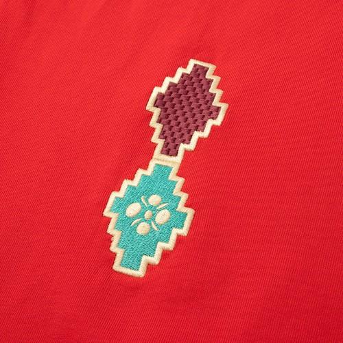 PUMA New Year Embroidered Pattern Fitness Sweatshirt, Unisex, Red