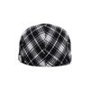 VARZAR VA Square Belt Check Hunting Cap Black Check