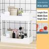 Multi-Layer Kitchen Storage Rack with Wheels for Microwave and Vegetables