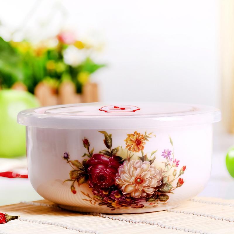 6 inch, bone china, ceramic rice bowl, lunch box for kids, food contain, for buffet and party dessert serving, microwave safe
