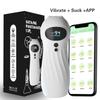 New APP Remote Automatic Sucking Male Masturbator Cup Real Vagina Vibration Blowjob Masturbation Heated Sex Machines Toys for Man with LCD Display
