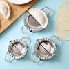 3-in-1 Dumpling Maker Stainless Steel Empanada Press Mini Pie Mold Multi-Functional Tortilla Clamp for Kitchen