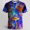 Men's Optical Illusion 3D T Shirt Short Sleeve T Shirt 3D Print Crew Neck Shirt Exaggerated Designer Artistic Party Street Casual Deep