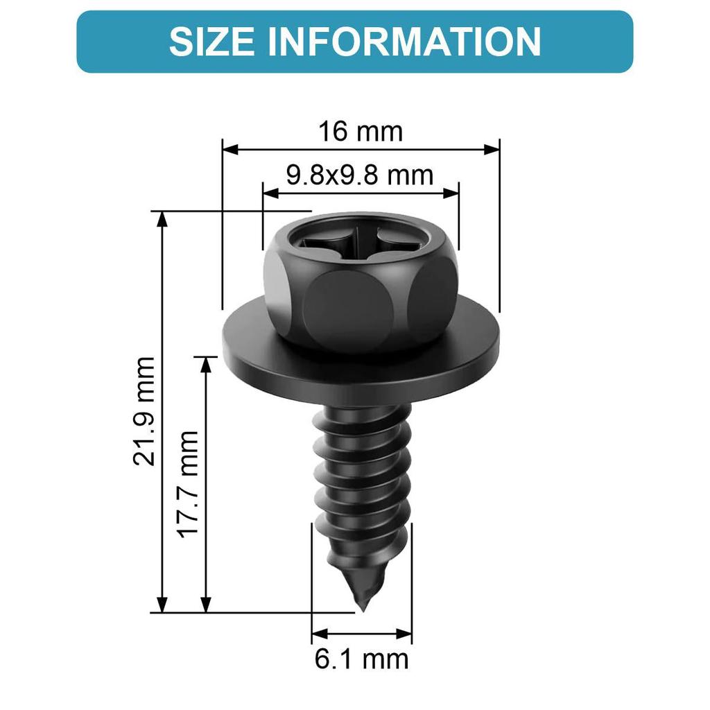 Hexagon Head Screw Bolt for Toyota/Lexus Bumper 90159-60498