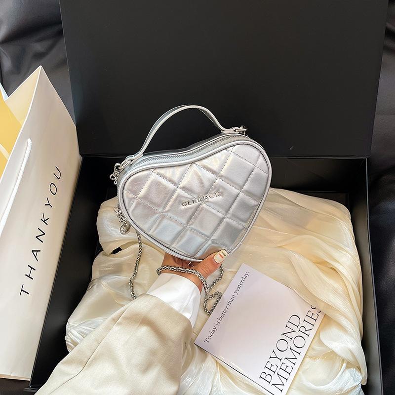 Love Bag New Fashion Chain Single Shoulder Crossbody Small Bag Portable Mouth Red Envelope