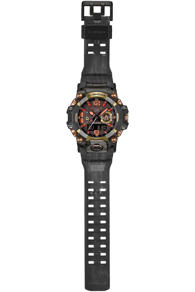 CASIO G-SHOCK MUDMASTER GWG-B1000MG-1A9JR Orologio Solare Bluetooth da Uomo Oro Magma Nero Zaffiro Fatto in Giappone Originale