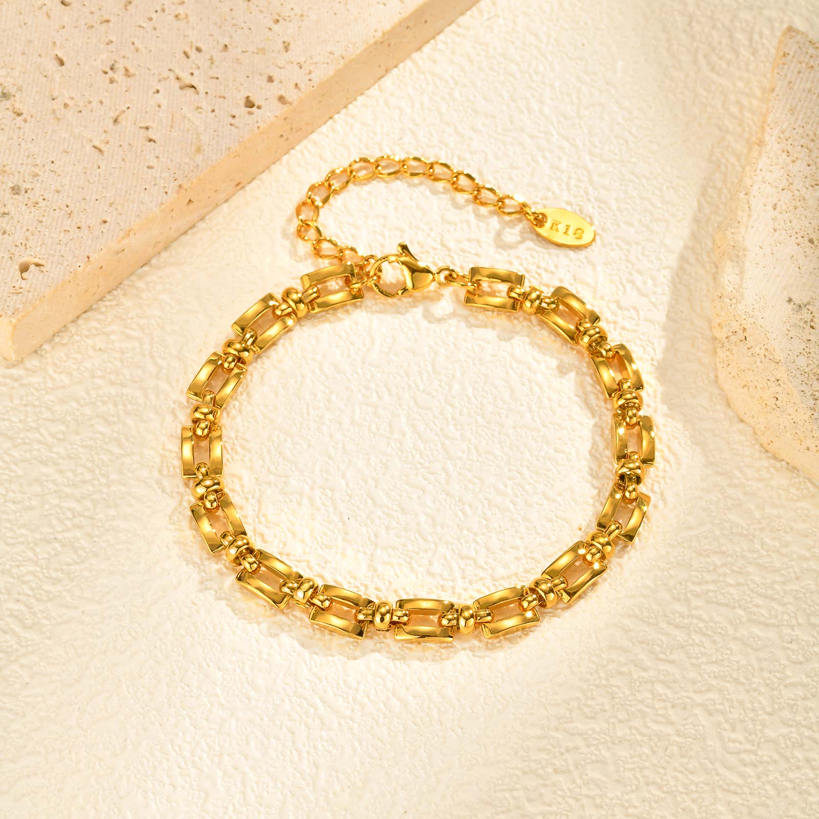

Punk StrapChain Necklace for Women Handmade Chain Necklaces Gold Plated Stainless Steel Chokers Jewelry Gift