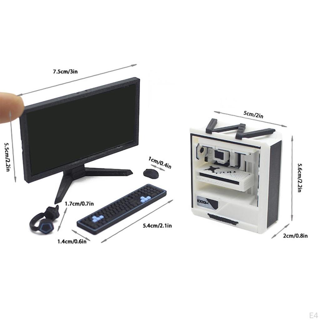 1:12 Maßstab Puppenhaus Miniatur Möbel Zubehör Liebhaber Gaming-Enthusiasten Geschenke
