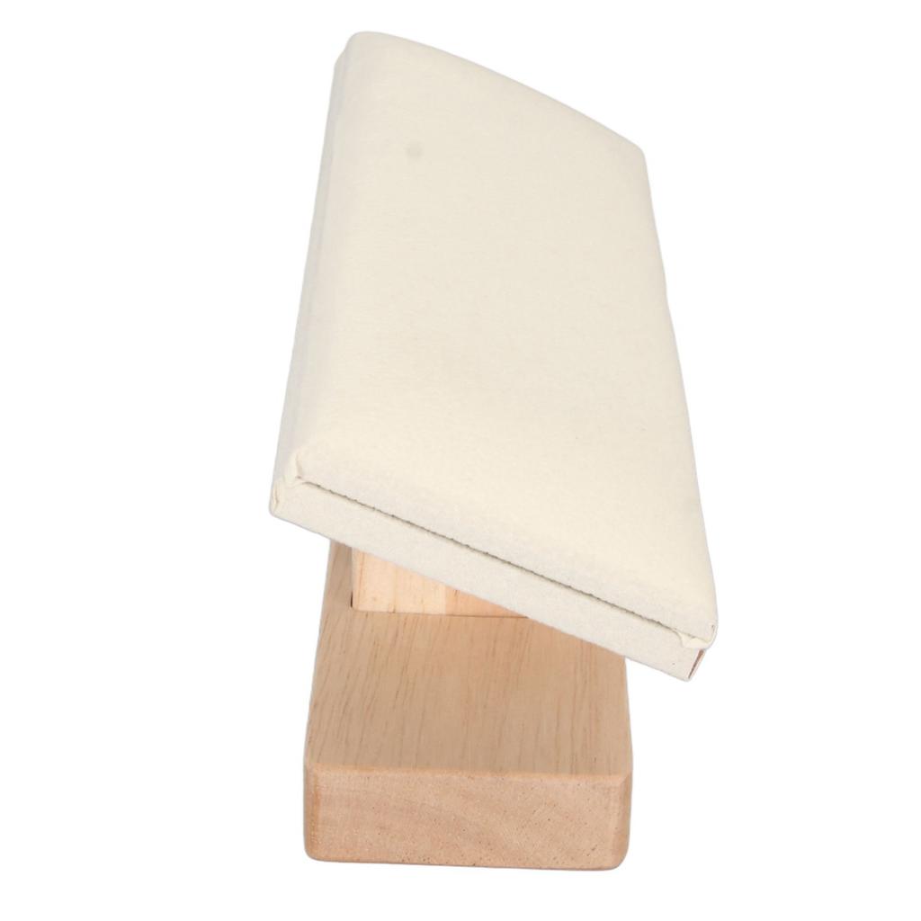T Bar Bracelet Holder with Beige Soft Velvet Scratch Prevention Watch Display Stand Jewelry Display