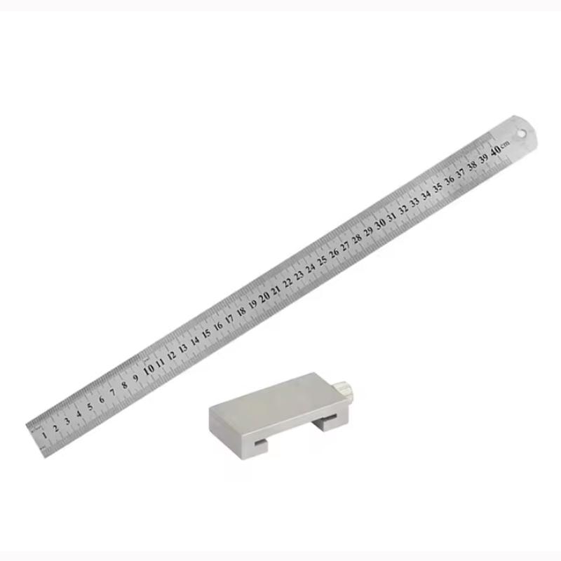 1pc Precision carbon Steel woodworking Square - Easy-to-use aluminum alloy positioner and marking gauge for precise measurement