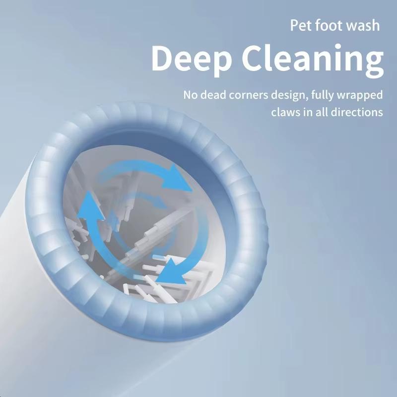 Automatic Waterproof Pet Paw Cleaner Low Noise Portable Foot Washing Machine for Dogs and Puppies