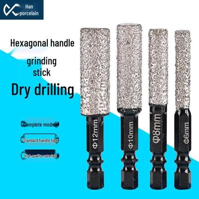 Hex Shank Diamond Tile Drill Bit for Porcelain & Vitrified Tiles