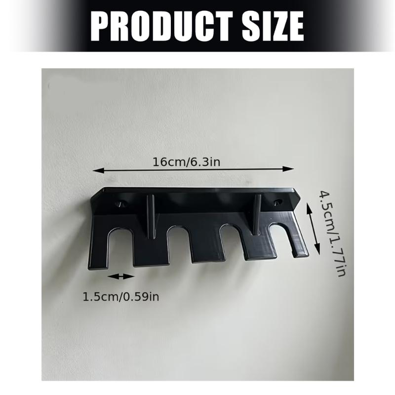 Water Sprayer Nozzle Organizers Wall Mount 4Slot Garden Hose Holder for Garage Wall Watering Station and Shed Storage Rack