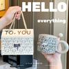 Souvenir Gift Gift Box Creative Practical Cup New Cute Cat Ceramic Mug Couple Water Cup Home